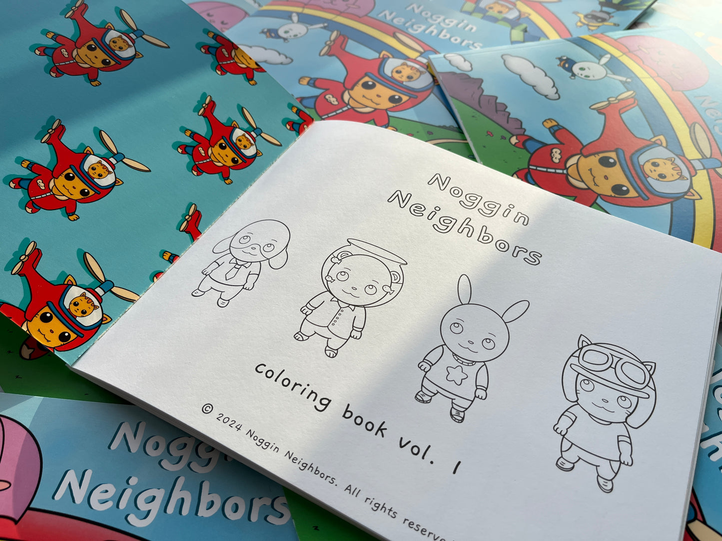 Noggin Neighbors Coloring Book Vol. 1