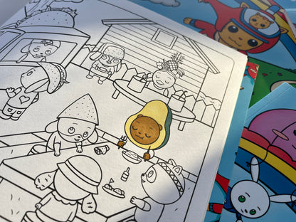 Noggin Neighbors Coloring Book Vol. 1